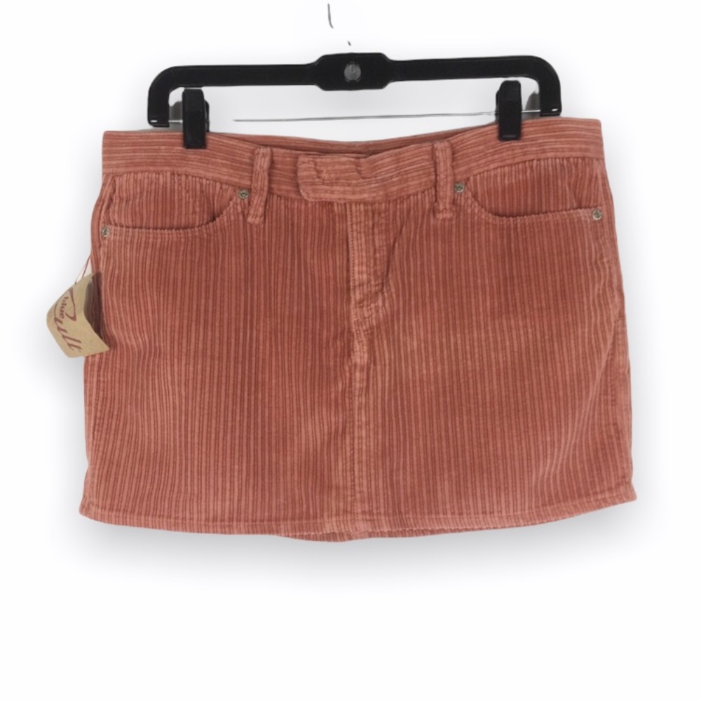 NWT Vintage Deadstock 90s 90's Y2K Blue Cult Corduroy Cord Mini Skirt‎ Size 31